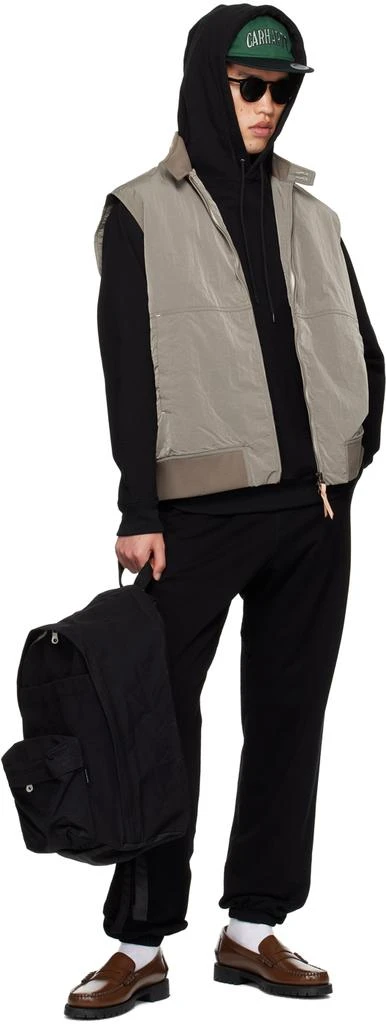Nanamica Black Paneled Hoodie 4