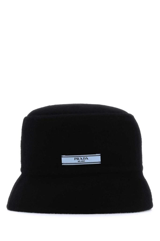 Prada Prada Logo Patch Detail Bucket Hat 1