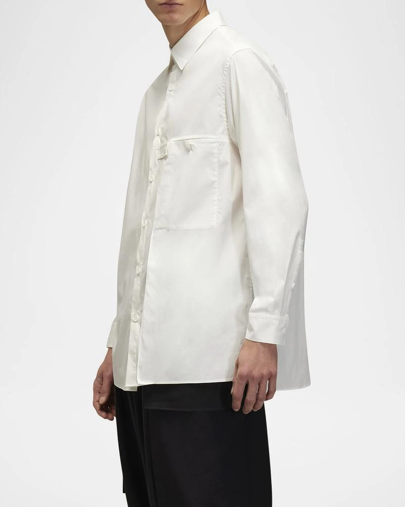 Y-3 Men's Sport Shirt with Pleated Pocket 6