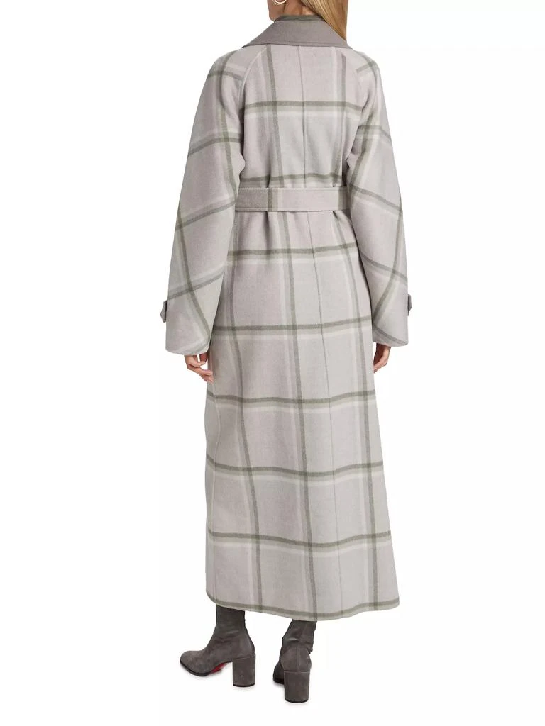 Derek Lam Leone Reversible Double-Face Wool Coat 5