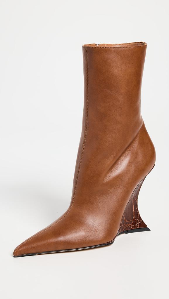 ロングブーツ PARIS TEXAS \"INES REVERSE\" MIDCALF BOOT T. 7,5 Paris Texas Tan Ines Reverse Midcalf 75 Tall Boots - Shoes