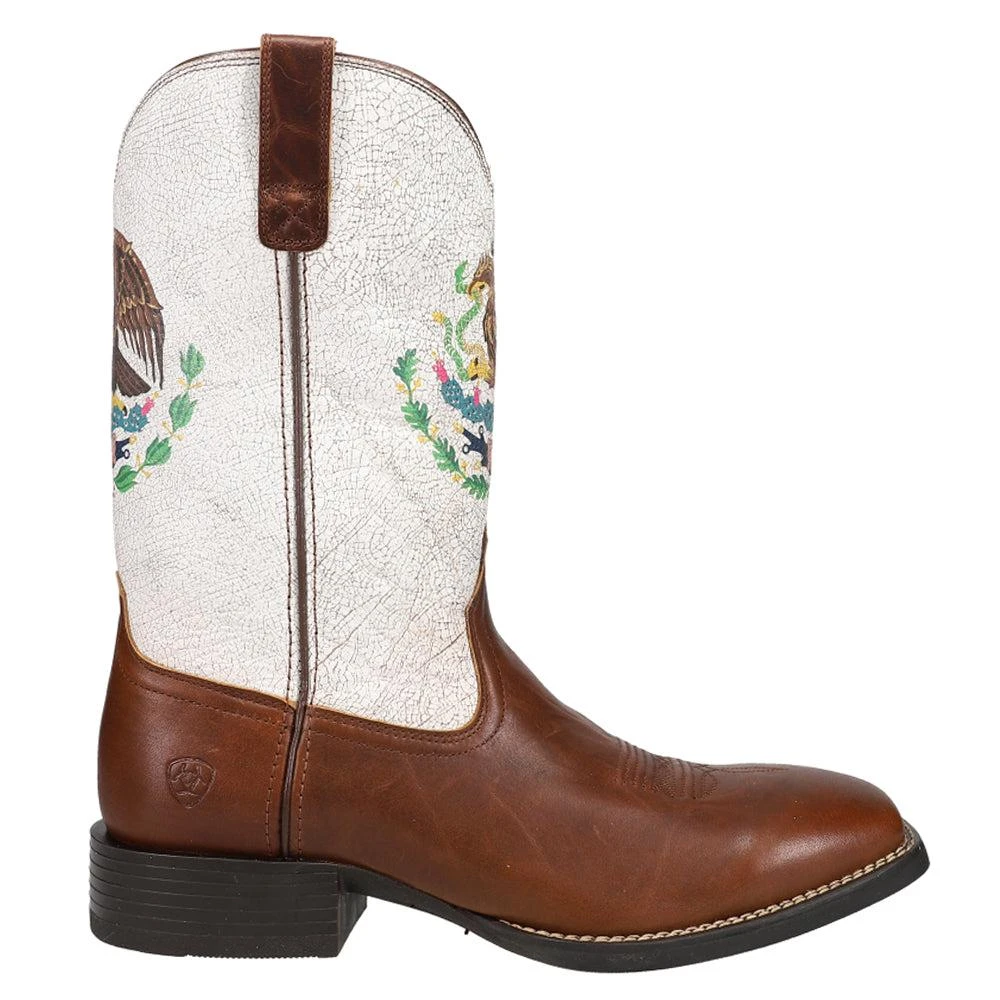 Ariat Sport Orgullo Mexicano Patriotic Square Toe Cowboy Boots 1