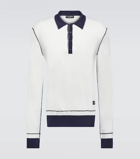 Dolce 
Gabbana Silk polo sweater 1
