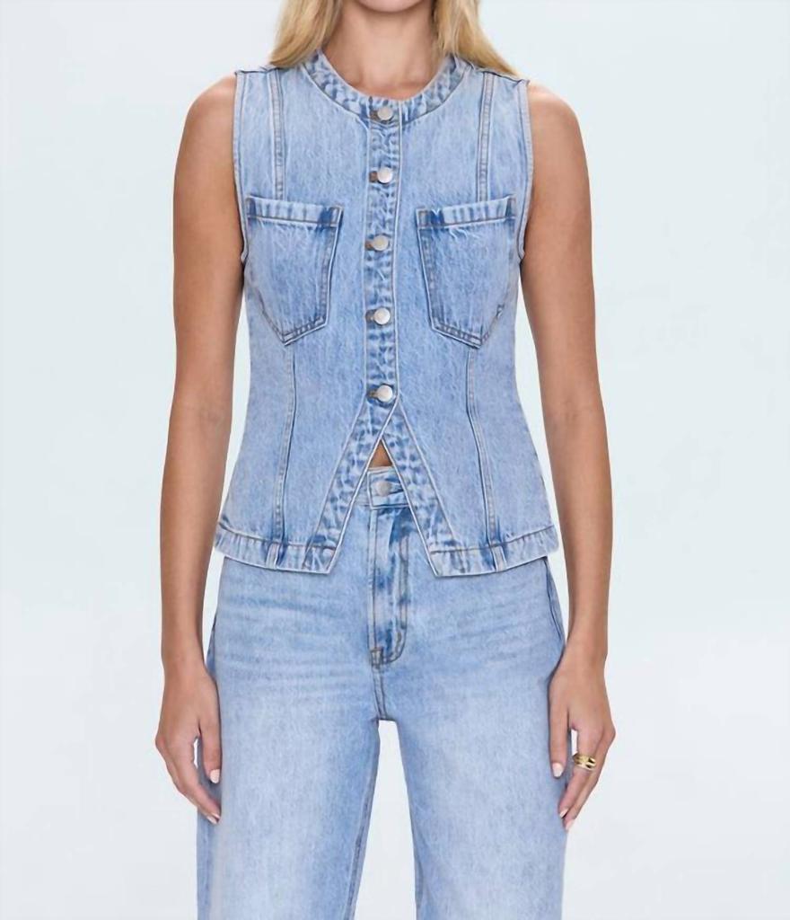 PISTOLA Pistola - Gia Fitted Collarless Vest