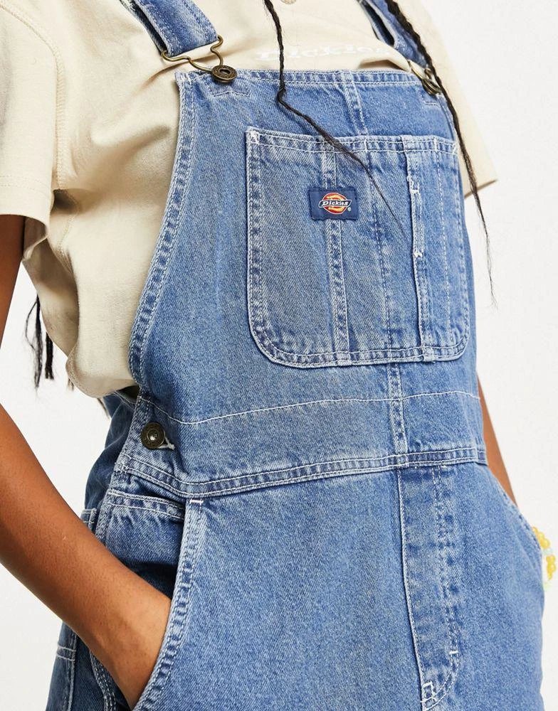 DICKIES Dickies classic denim dungarees in blue 3