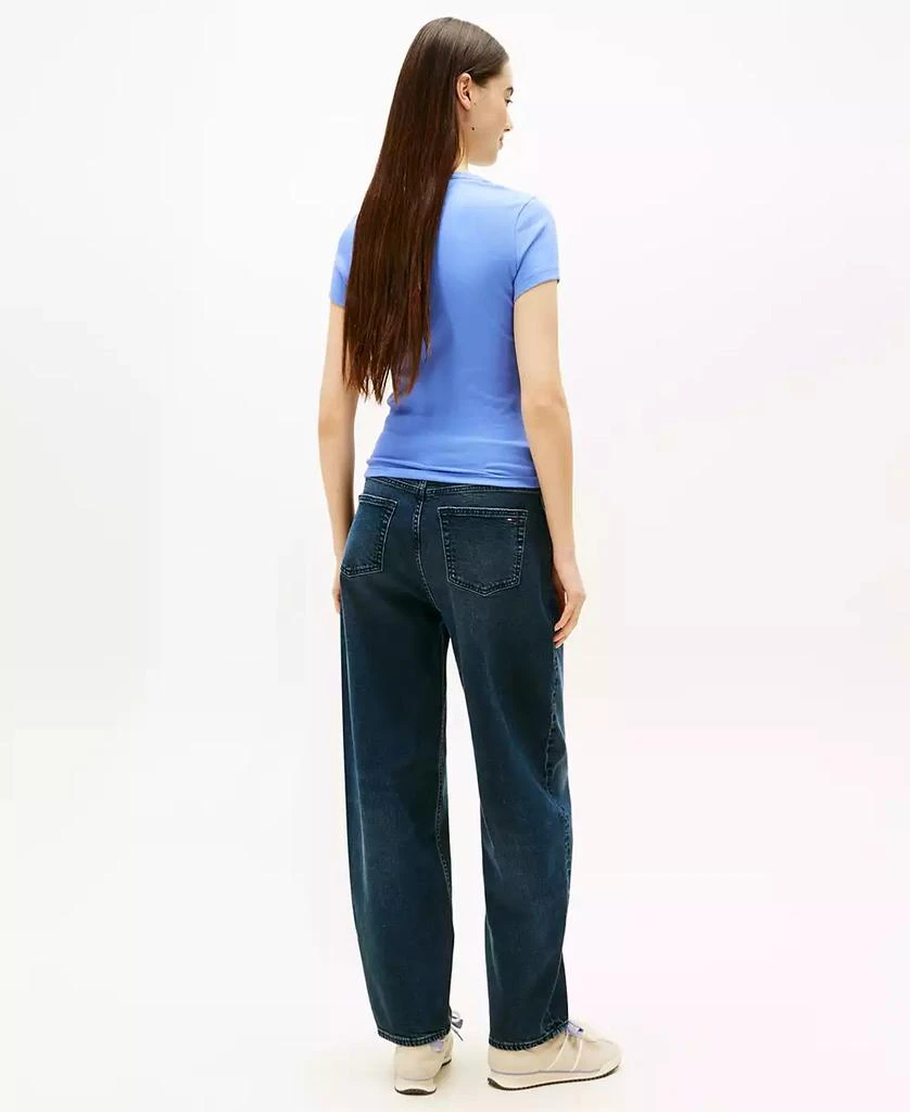 Tommy Jeans Women
s Tommy 85 Ribbed Logo T-Shirt 4