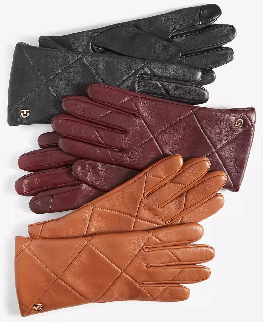 Cole Haan Women's Quilted Leather Gloves 3