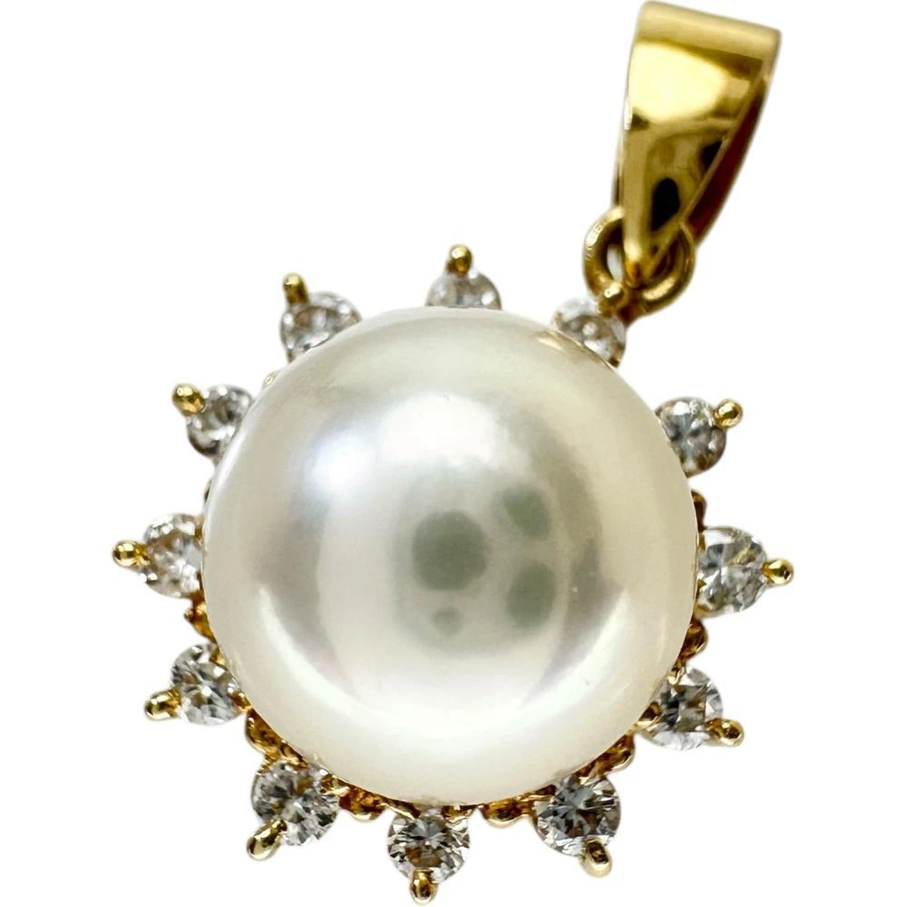 Tasaki TASAKI Akoya Pearl Diamond Au750 Pendant