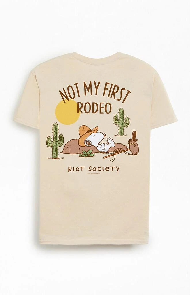 Riot Society Peanuts Not My First Rodeo T-Shirt 1