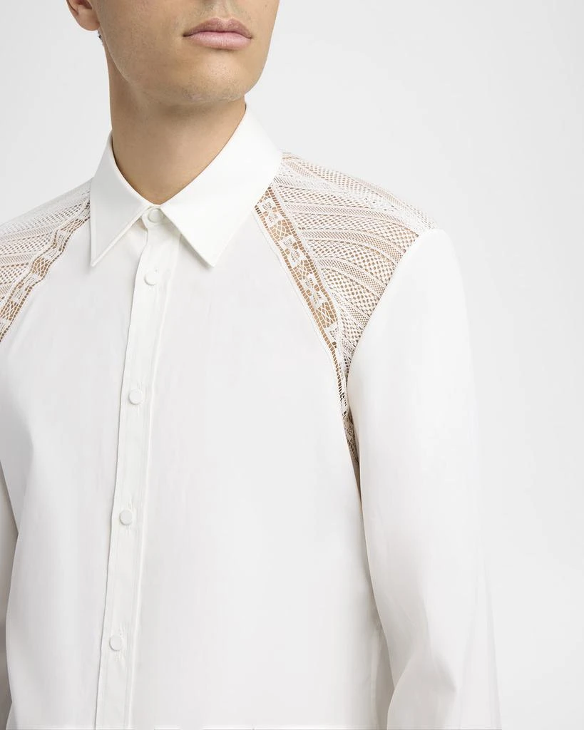 McQueen Men's Lace Harness Shirt 5