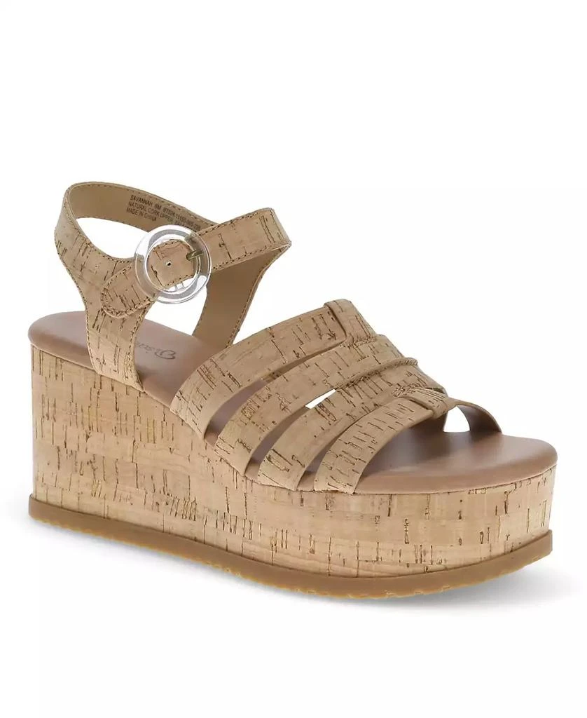Baretraps Women's Savannah Platform Wedge Sandals 1