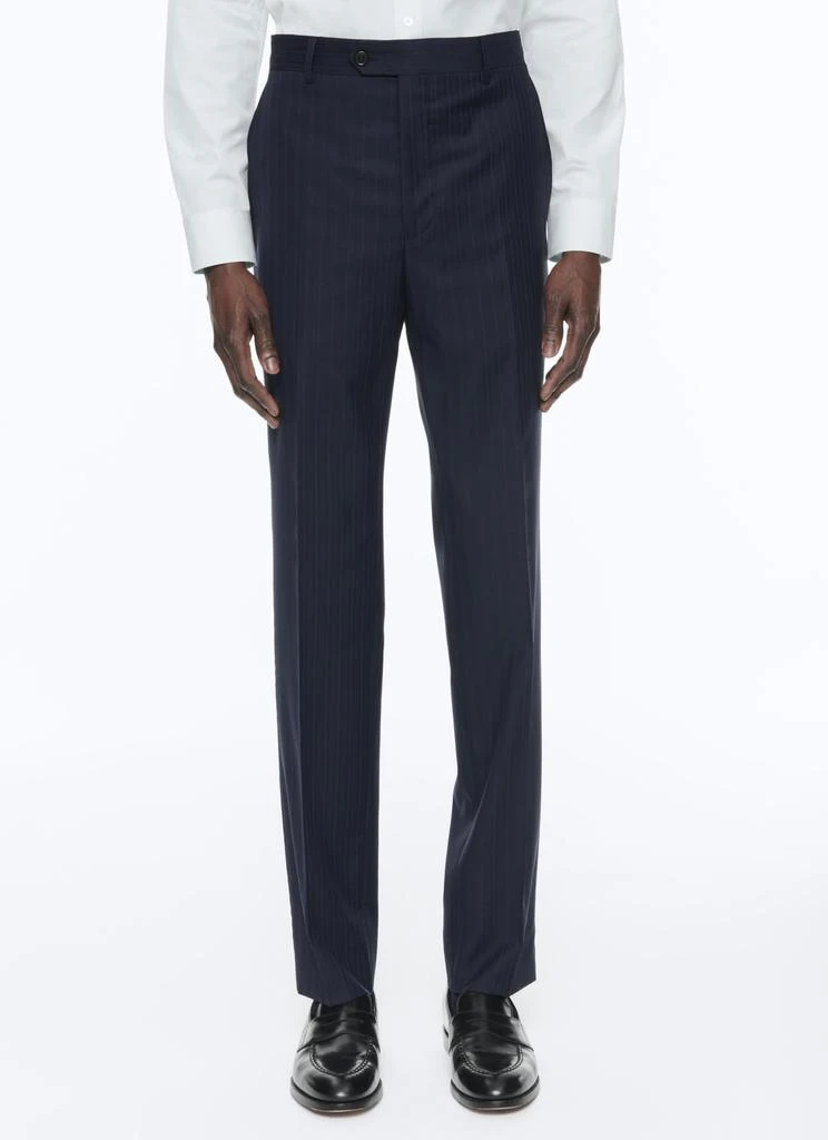 预计3周后发货 Fursac Fursac - Costume 2 Pièces Serge Rayures T/T Effet Jacquard - Marine 4