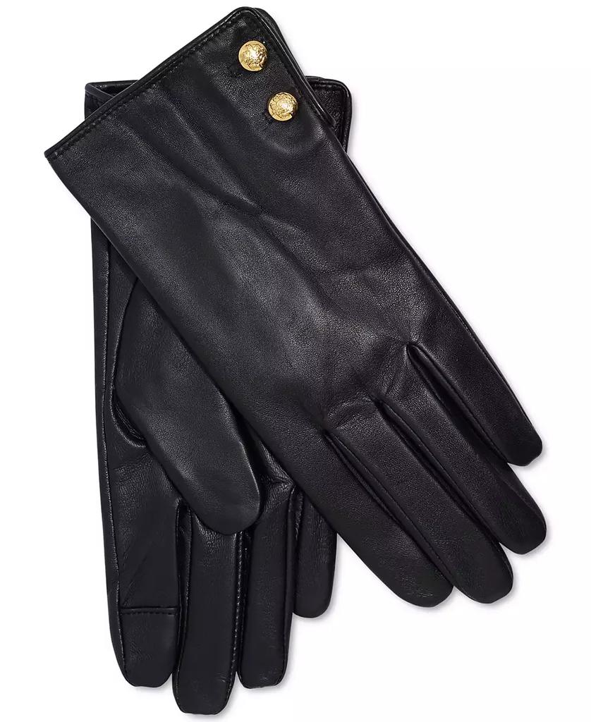 Ralph Lauren Women's Leather Touchscreen Gloves