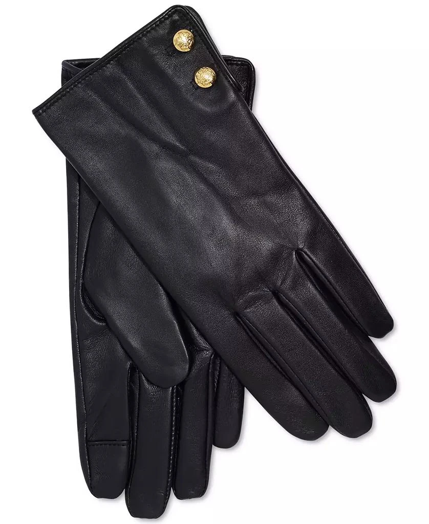 Ralph Lauren Women's Leather Touchscreen Gloves 1