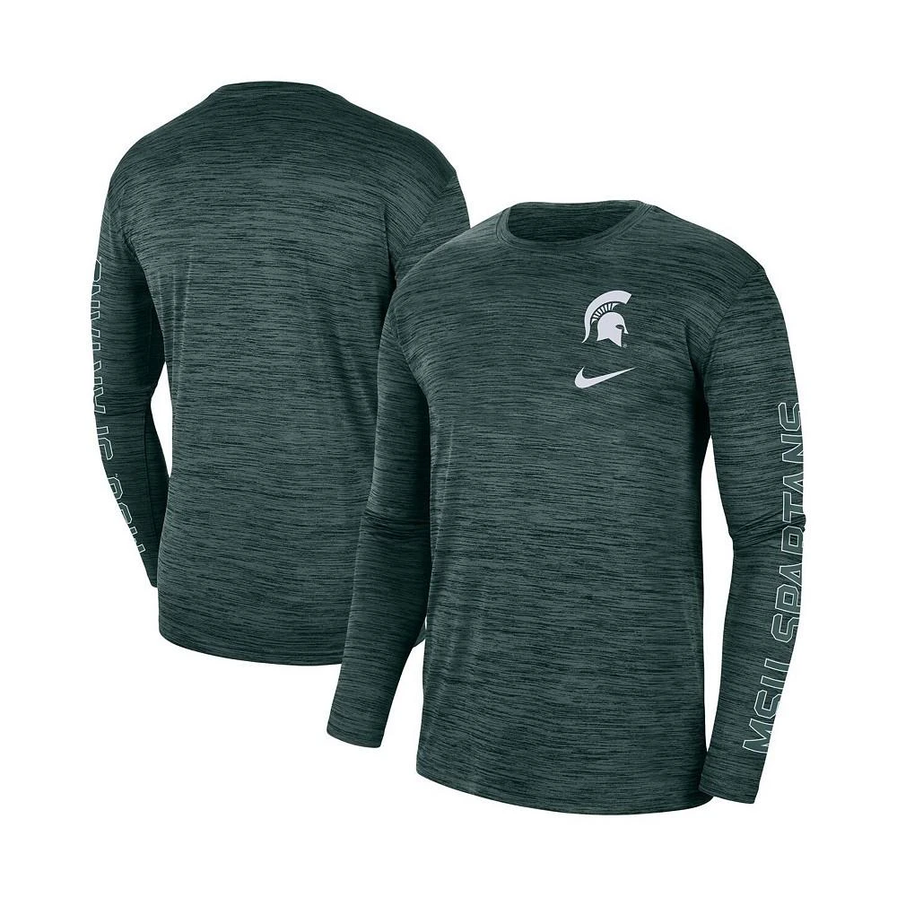 Nike Men's Green Michigan State Spartans Velocity Legend Team Performance Long Sleeve T-shirt