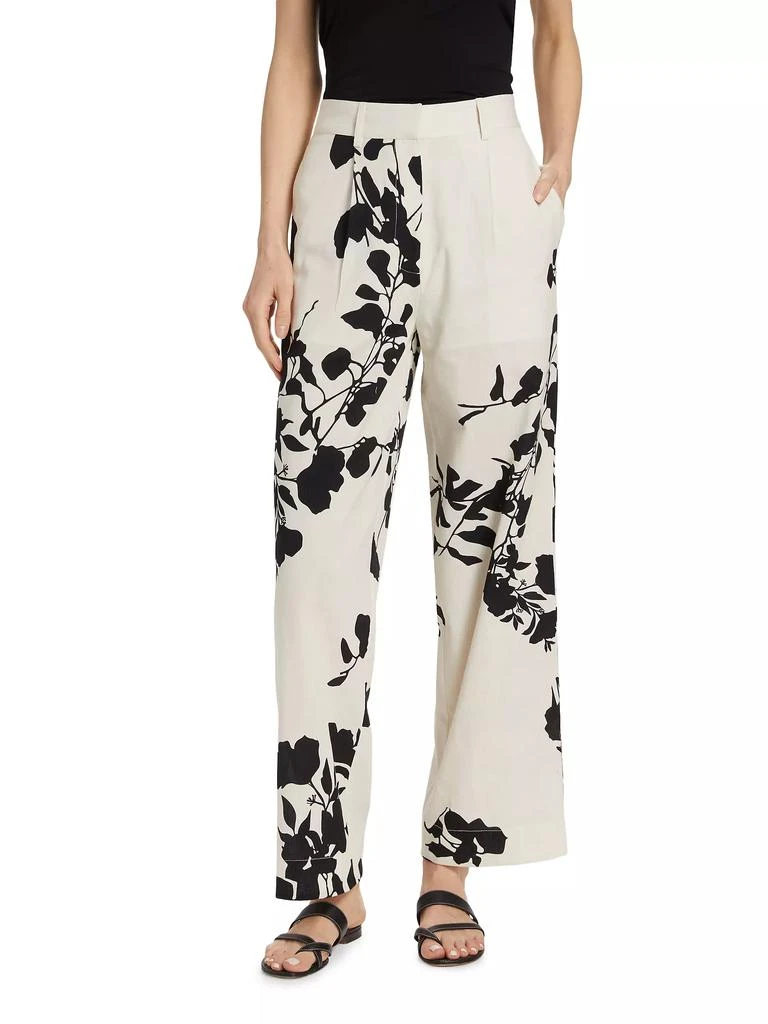 Carolina K Zai Floral Cotton Pants 3