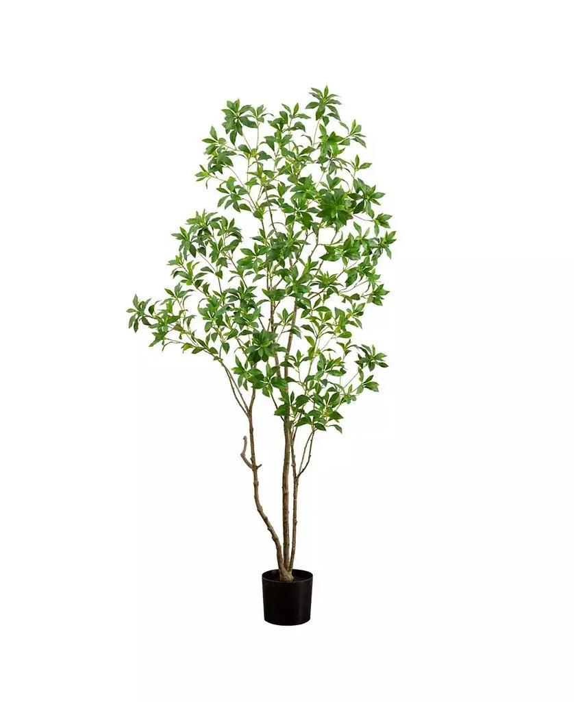 NEARLY NATURAL 7ft. Artificial Minimalist Japanese Pieris Tree with Real Touch Leaves