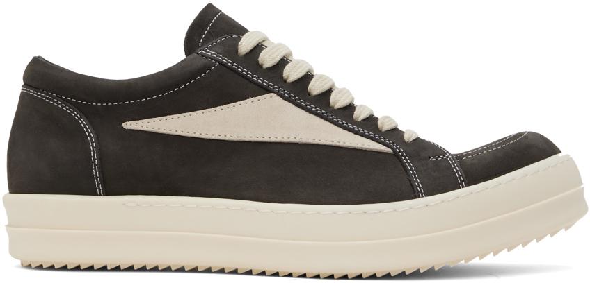 【RICK OWENS】ブラック Porterville Cargo Sneaks スニーカー Rick Owens Black Porterville Jumbo Laced Sneakers Rick Owens
