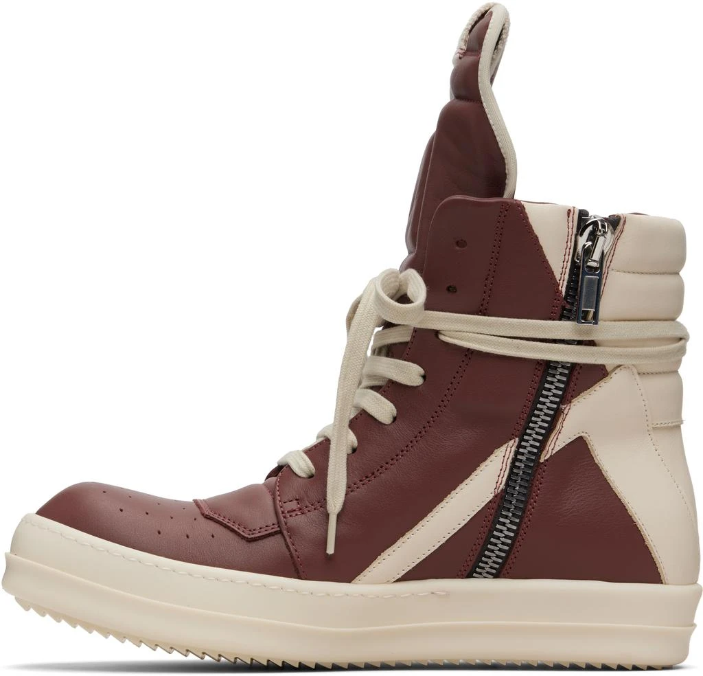 Rick Owens Pink Concordians Geobasket Sneakers 3