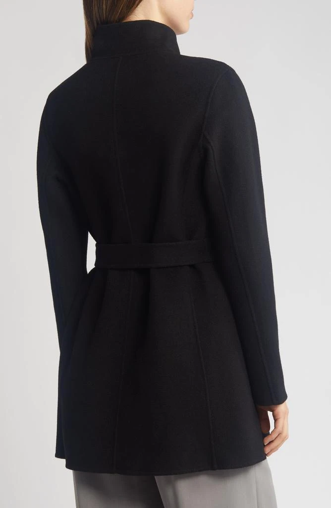Soia & Kyo Kenia Funnel Neck Wool Blend Wrap Coat 2