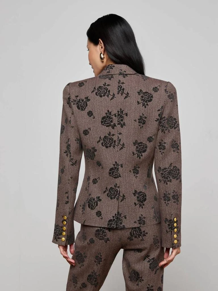 L
Agence L
Agence - Bethany Flocked Herringbone Blazer 3