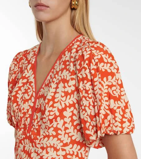 Diane von Furstenberg Madrid printed crêpe midi dress 4