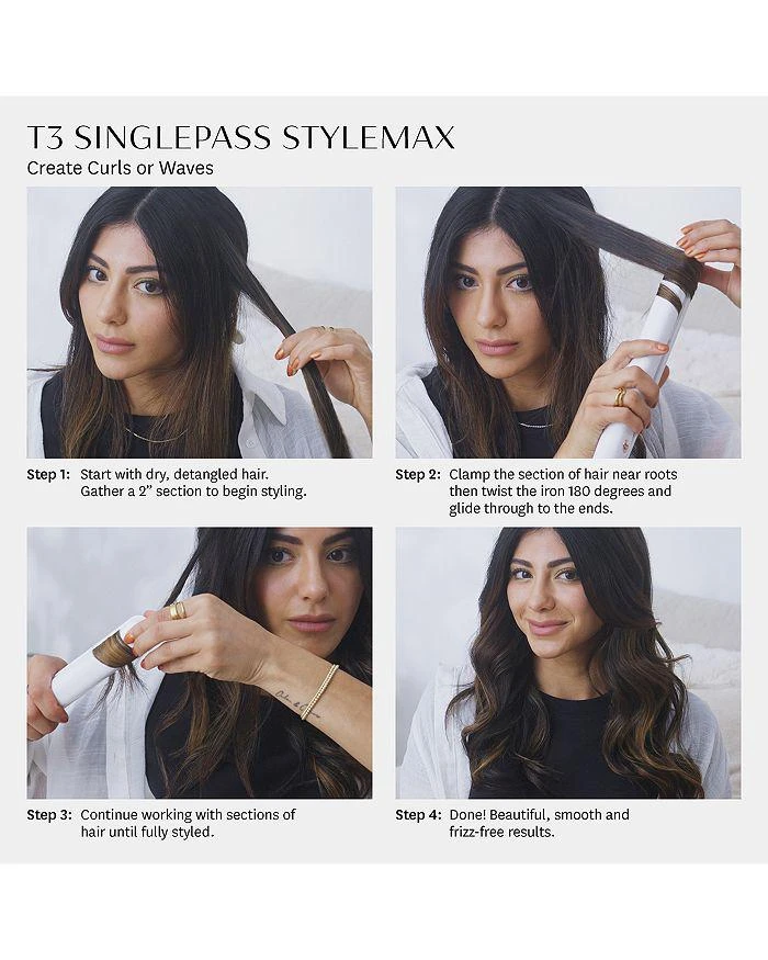 T3 SinglePass StyleMax Professional 1" Flat Iron 10