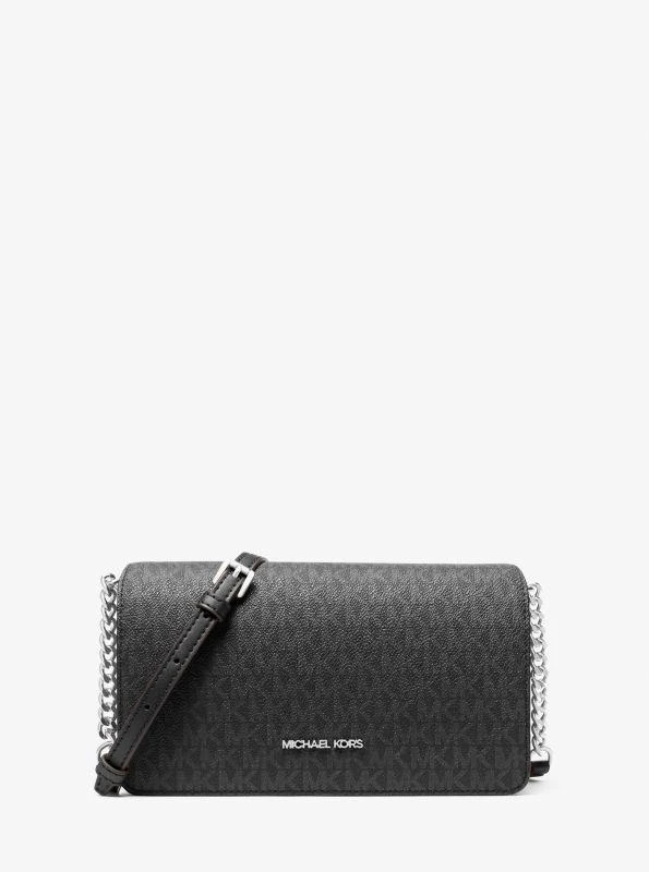 Michael Kors Jet Set Medium Signature Logo Crossbody Bag