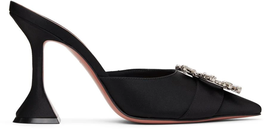 Amina Muaddi Black Begum Mules 1