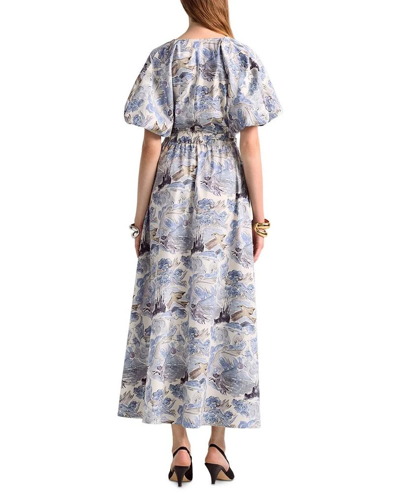 Altuzarra Paulina Puff Sleeve Printed Dress 3