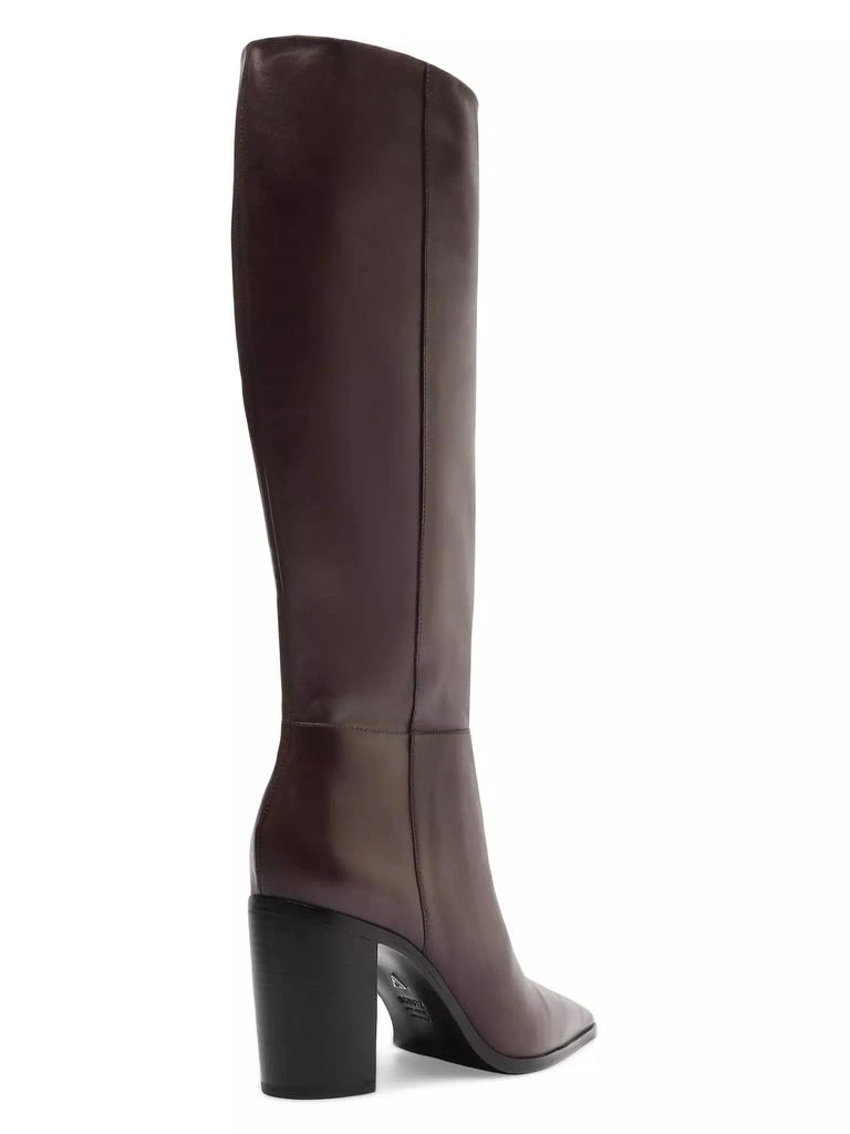 Schutz Mikki 85MM Block-Heel Leather Boots 3