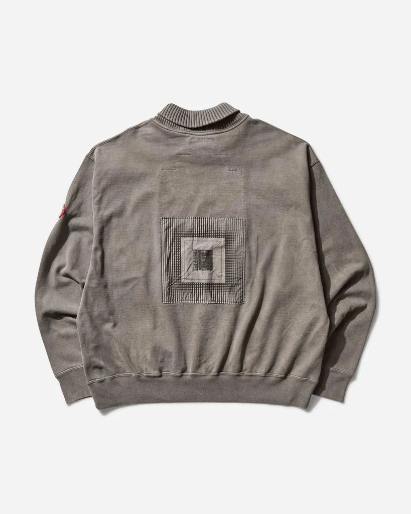 Cav Empt Men's Overdye Overlap Light Crewneck Sweatshirt Brown 2