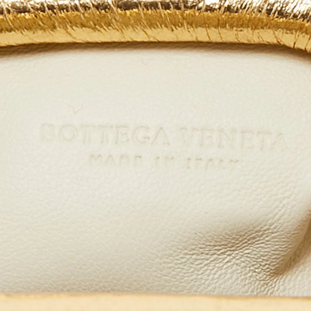 Bottega Veneta Bottega Veneta Gold Patent Leather The Pouch Coin Purse 8