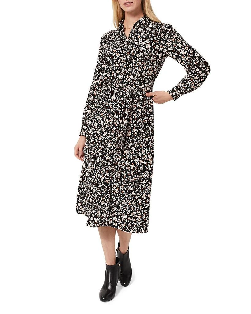 HOBBS LONDON Morgen Belted Floral Print Shirt Dress 1