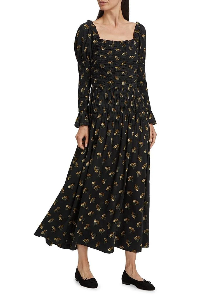 DÔEN Wilmina Floral Smocked Maxi-Dress 2