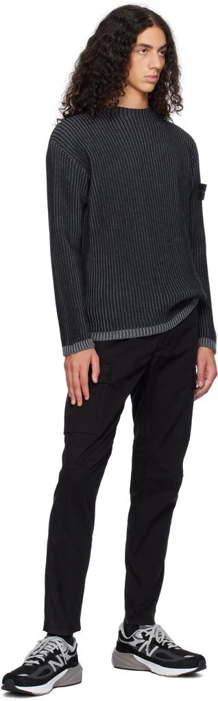 Stone Island Gray 532C1 Vanisé Full Rib RWS Wool Sweater 5