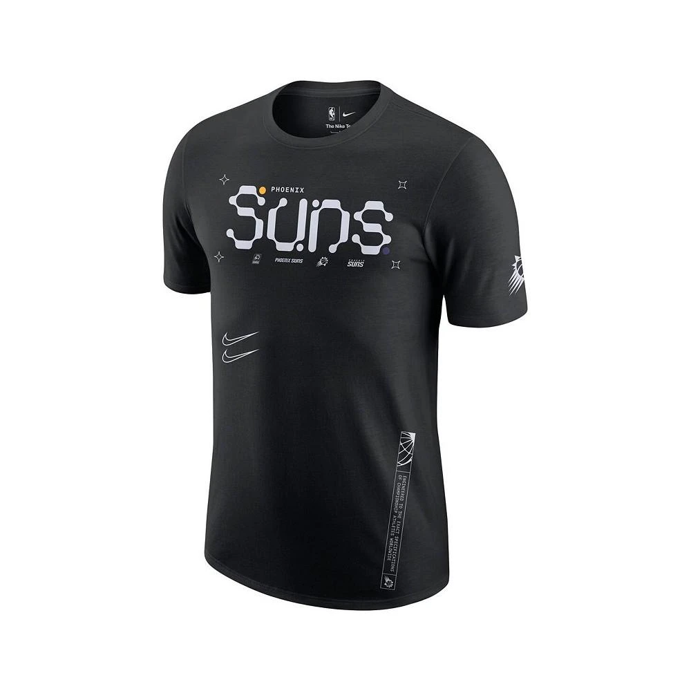Nike Men's Black Phoenix Suns Courtside Air Traffic Control Max90 T-shirt 3