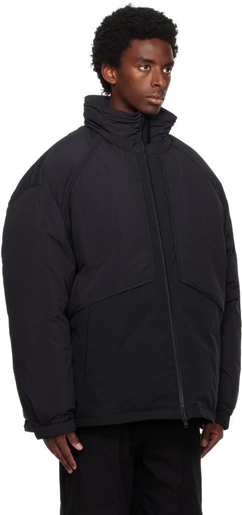 Juun.J Black Paneled Down Jacket