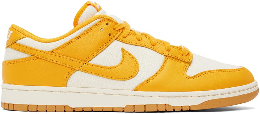 Nike Yellow Dunk Low Retro Sneakers