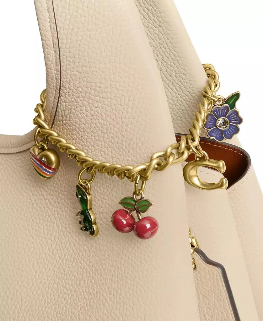 Coach Gold-Tone Motif Chain Bag Charm 3