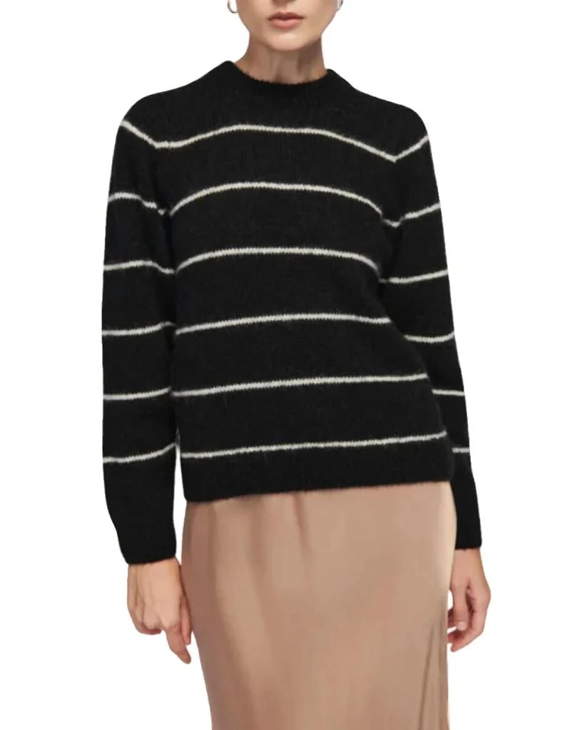 Nation LTD Busy Sweater In Oreo Stripe 1