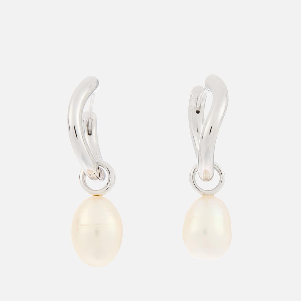 ASTRID & MIYU Astrid & Miyu Serenity Sterling Silver Hoop Earrings