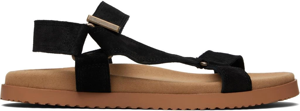 DSQUARED2 Black Suede Sandals