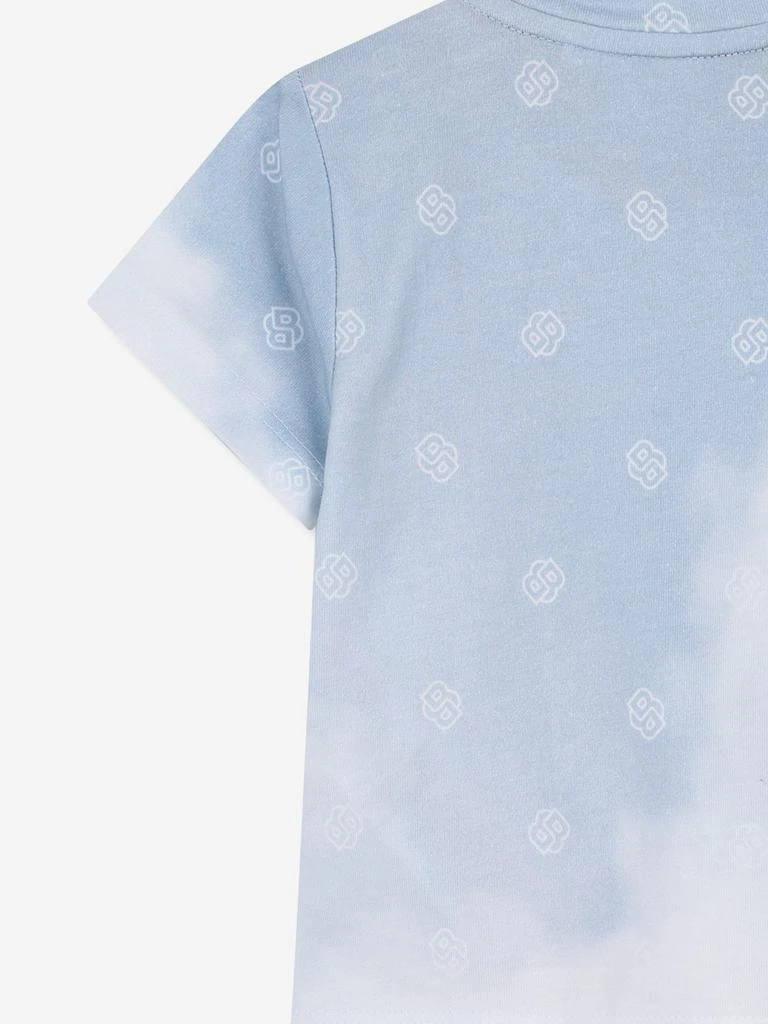 Hugo Boss BOSS Baby Boys Cloud Print T-Shirt in Blue 4