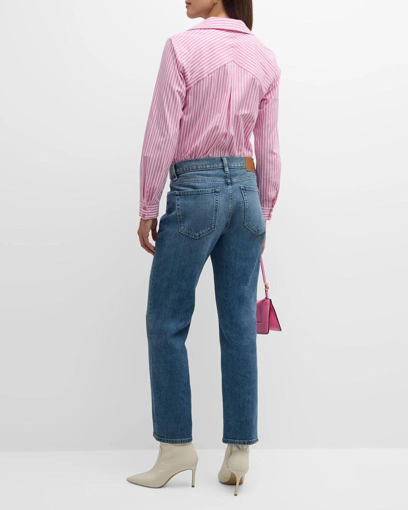Tahari The Nikita Striped Cotton Shirt 4