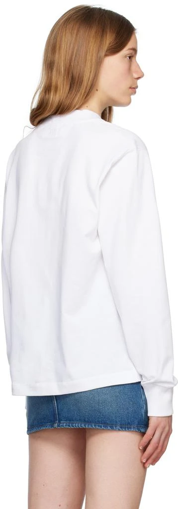 AMI White Ami De Cœur Long Sleeve T-Shirt 3
