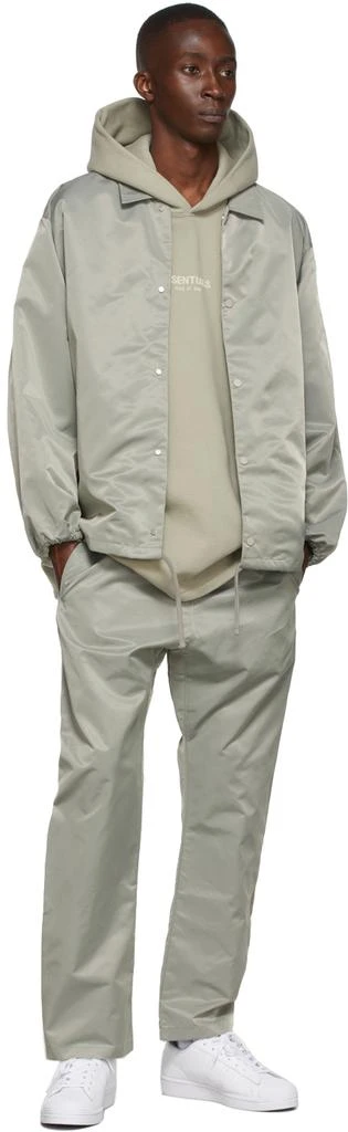 Essentials Green Relaxed Hoodie 4
