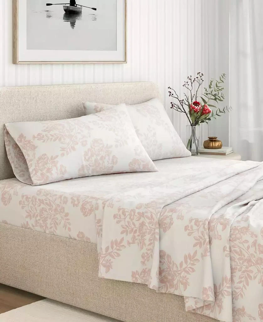 Linery 
Co Ultra-Soft Turkish Cotton Flannel Winter Floral Print Sheet Set 6