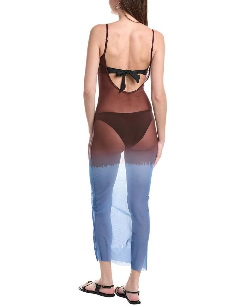 WeWoreWhat Mesh Scoop Maxi Slip Dress 2