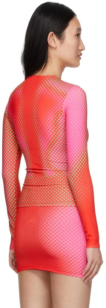 Sinead Gorey SSENSE Exclusive Red Digital Print Curve Enhancing Top 3